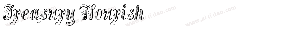 Treasury Flourish字体转换